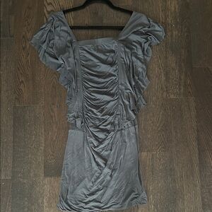 Elegant Gray Women's Dress